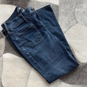 Eddie Bauer Slight Curvy Kick Flare Cropped Jeans